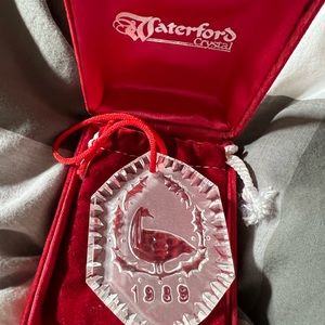 Waterford Crystal ornament 1989
